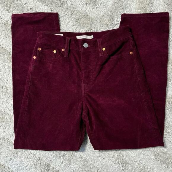 Levi's Wedgie Straight Corduroy Pants - Picture 1 of 5